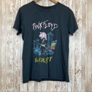 Pink Floyd “In Concert” Short Sleeve Graphic Top L